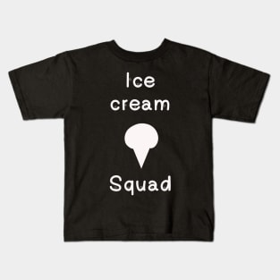 Ice cream cone squad for summer party design Kids T-Shirt